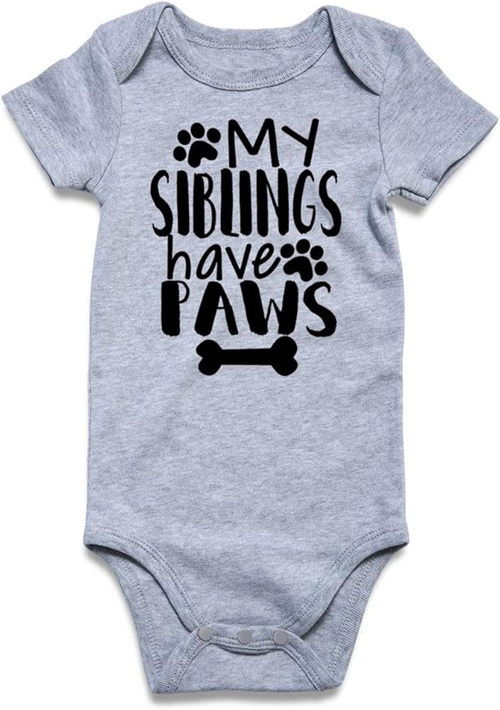Funnycokid Baby Boys Girls Bodysuit Funny Newborn Romper Short Sleeve Infant Neutral Outfits 0-12... | Amazon (US)