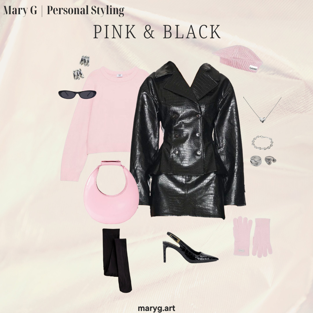 Pink & Black Winter Outfit  

 #LTKHoliday #LTKStyleTip #LTKItBag