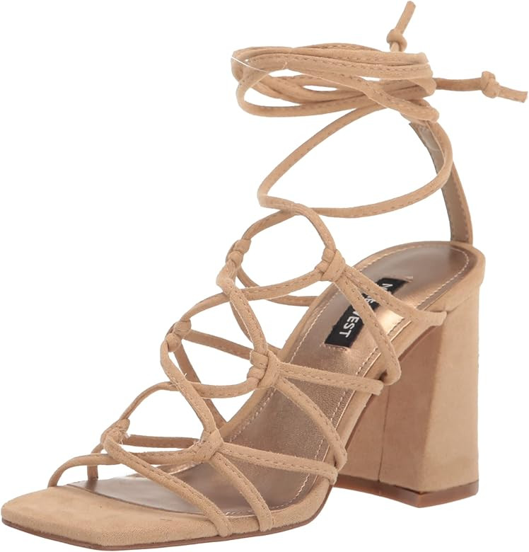 NINE WEST Women's Glaven Heeled Sandal | Amazon (US)