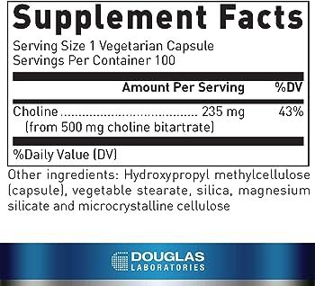Douglas Laboratories Choline Bitartrate | Supplement to Support Liver, Neurological and Heart Hea... | Amazon (US)