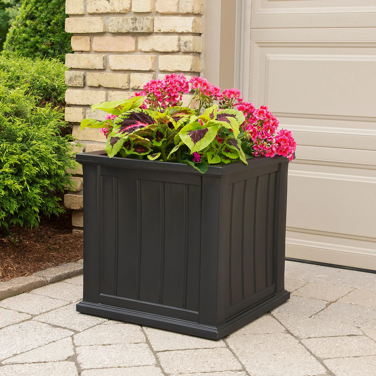 Lexington Self-Watering Planter, 20" sq. | Plow & Hearth | Plow & Hearth