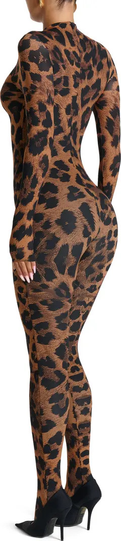 Animal Print Closed Toe Jumpsuit | Nordstrom