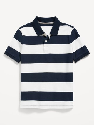 Striped Short-Sleeve Rugby Polo Shirt for Boys | Old Navy (US)