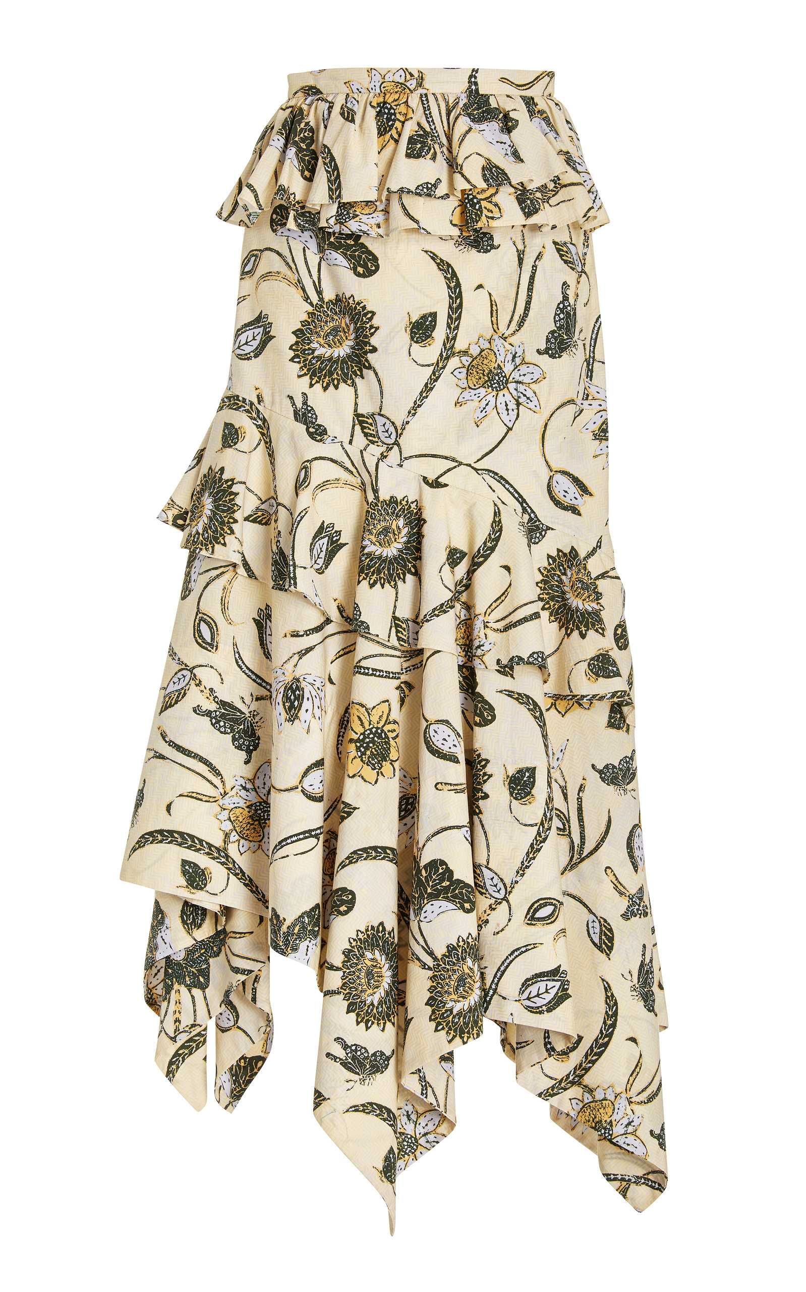 Ivette Cotton Midi Skirt | Moda Operandi (Global)