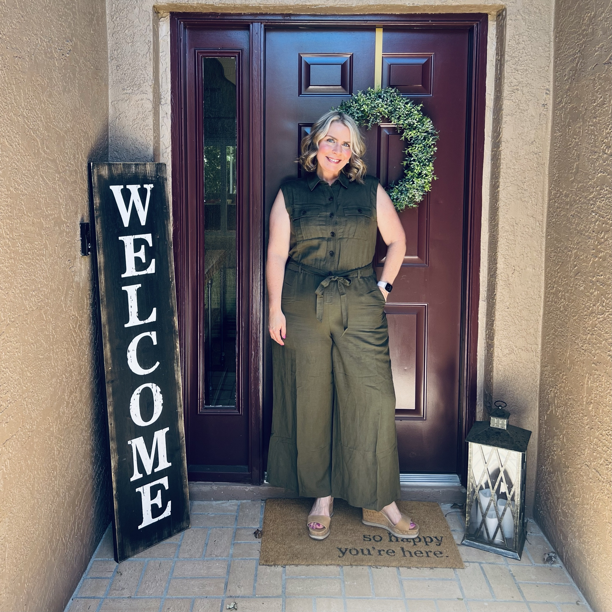 This cute wide leg jumpsuit from LOFT is my new fave! So flowy and lightweight for spring and summer! Add a Jean jacket and sneakers for a more casual look! Currently on sale for 40% off + an additional 20% off with code OMG #loveLOFT

#LTKmidsize #LTKfindsunder50 #LTKworkwear