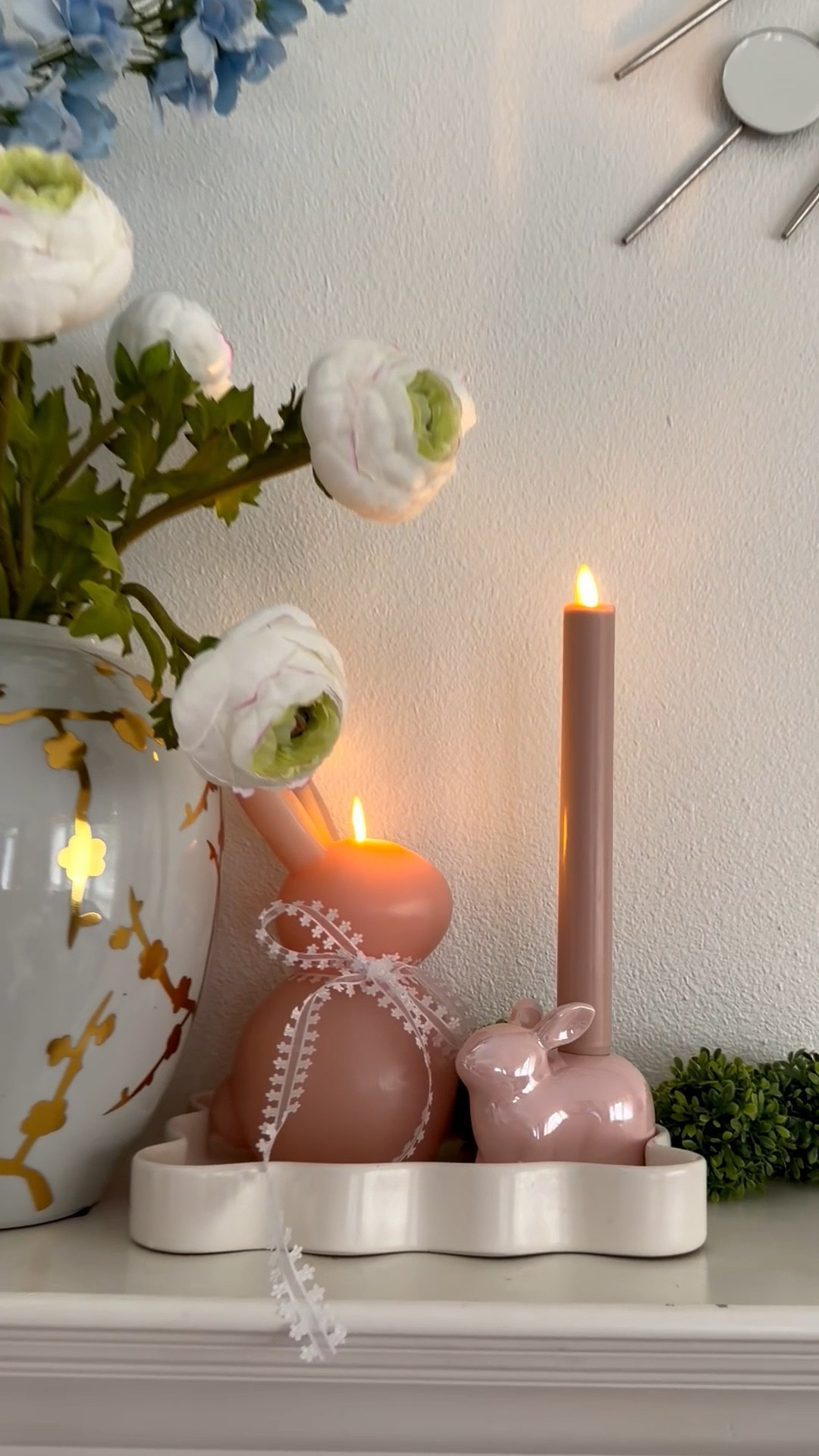 Beautiful, realistic looking, safe Luminara candles. Easter decor. Spring decor. Bunny. Bunnies. Candles.

#LTKSeasonal #LTKHome #LTKselfcare