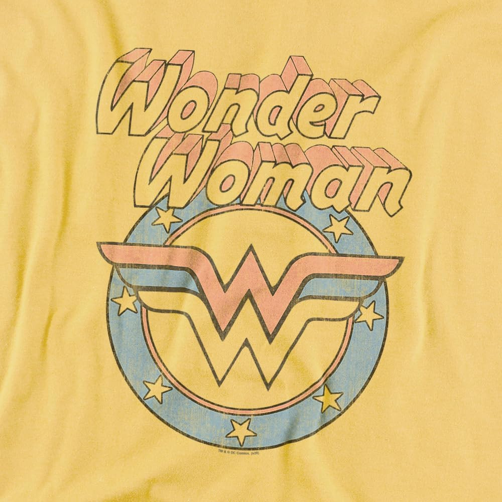 Popfunk Wonder Woman Officially Licensed Adults-Unisex T Shirt Athletic Heather | Amazon (US)