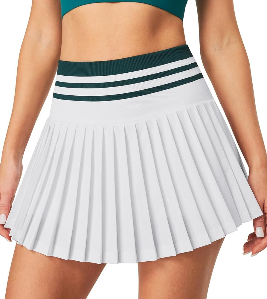 Heathyoga Pleated Tennis Skirt with Pockets for Women Tennis Skort for Woman High Waisted Golf Sk... | Amazon (US)