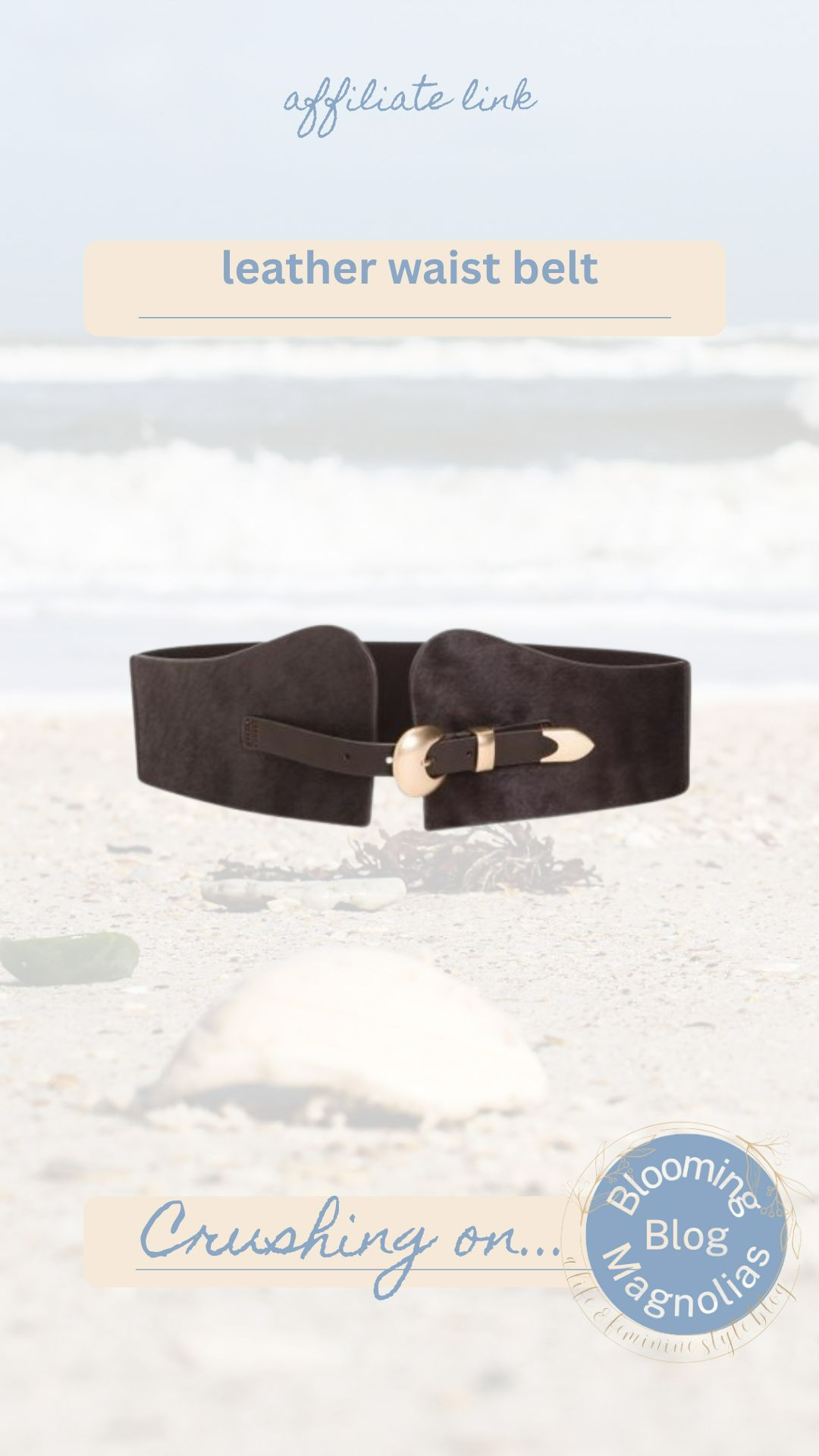 You don’t want to miss this leather waist belt for only $25!