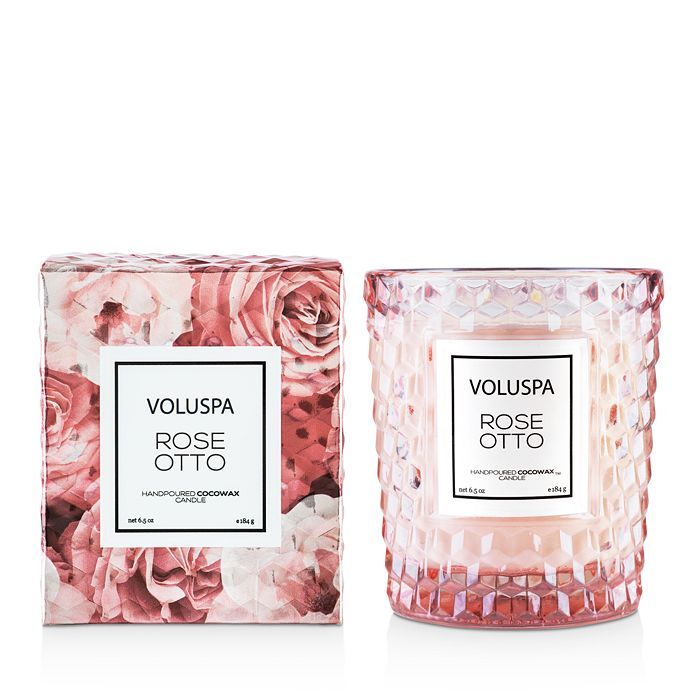 Rose Otto Large Glass Jar Candle with Lid 6.5 oz. | Bloomingdale's (US)