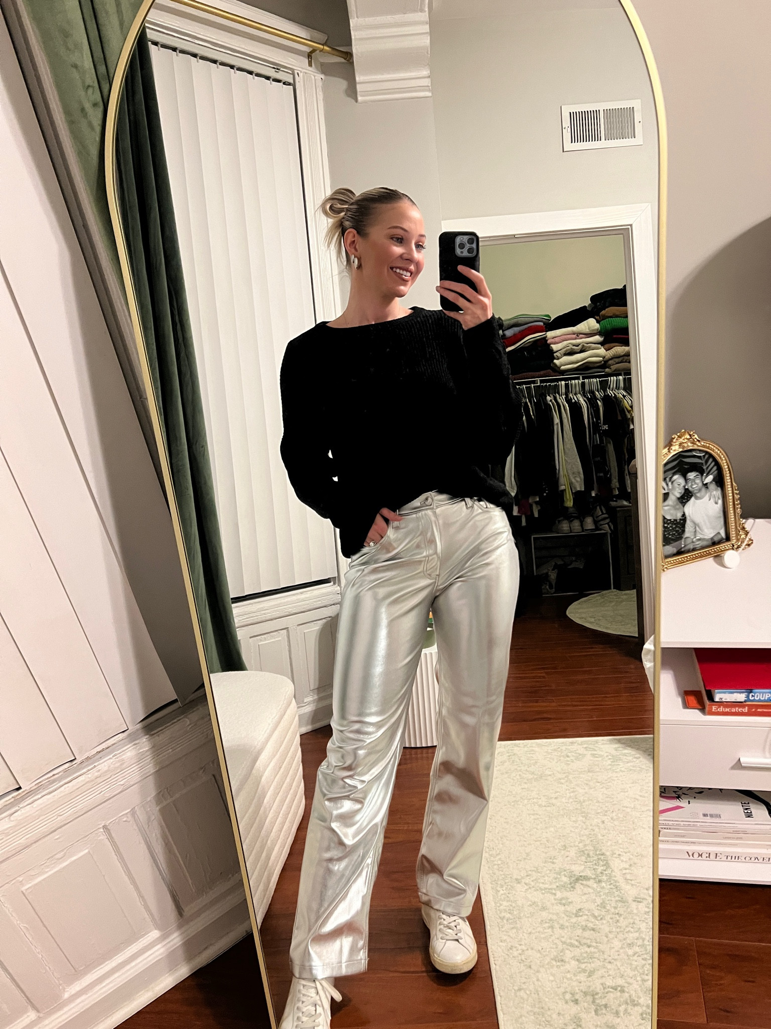 My fave pants ever 🪩😍
They run true to size! Wearing a size 4 / 27"

#LTKstyletip