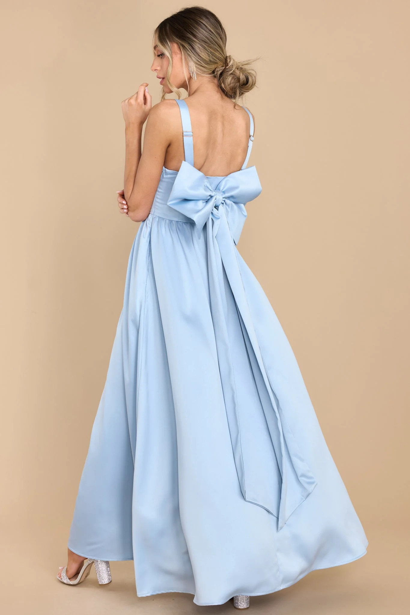 Light Up My Life Dusty Blue Maxi Dress | Red Dress 