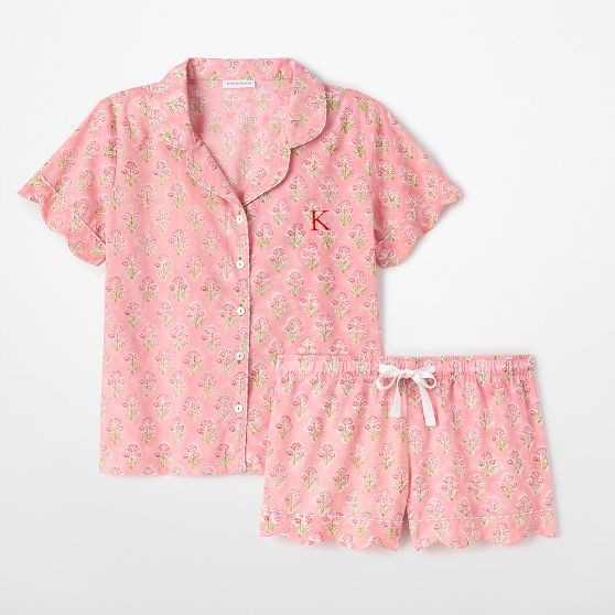 Block Print Short Pajama Set | Mark and Graham