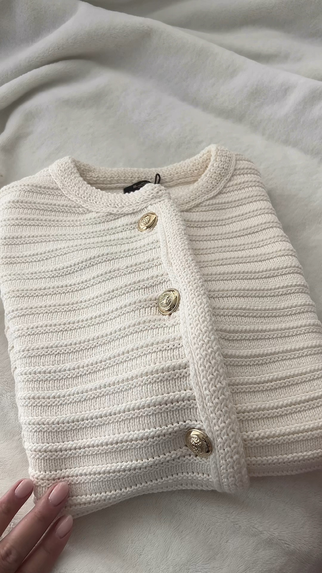 Textured button cardigan curated on LTK