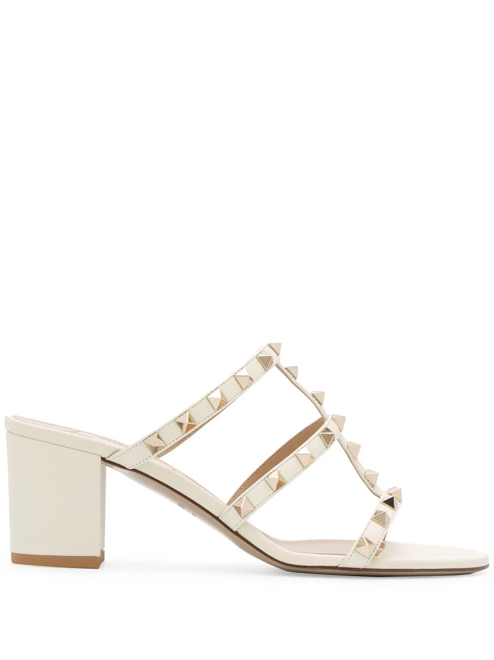 Valentino Garavani Rockstud sandals - Neutrals | Farfetch Global