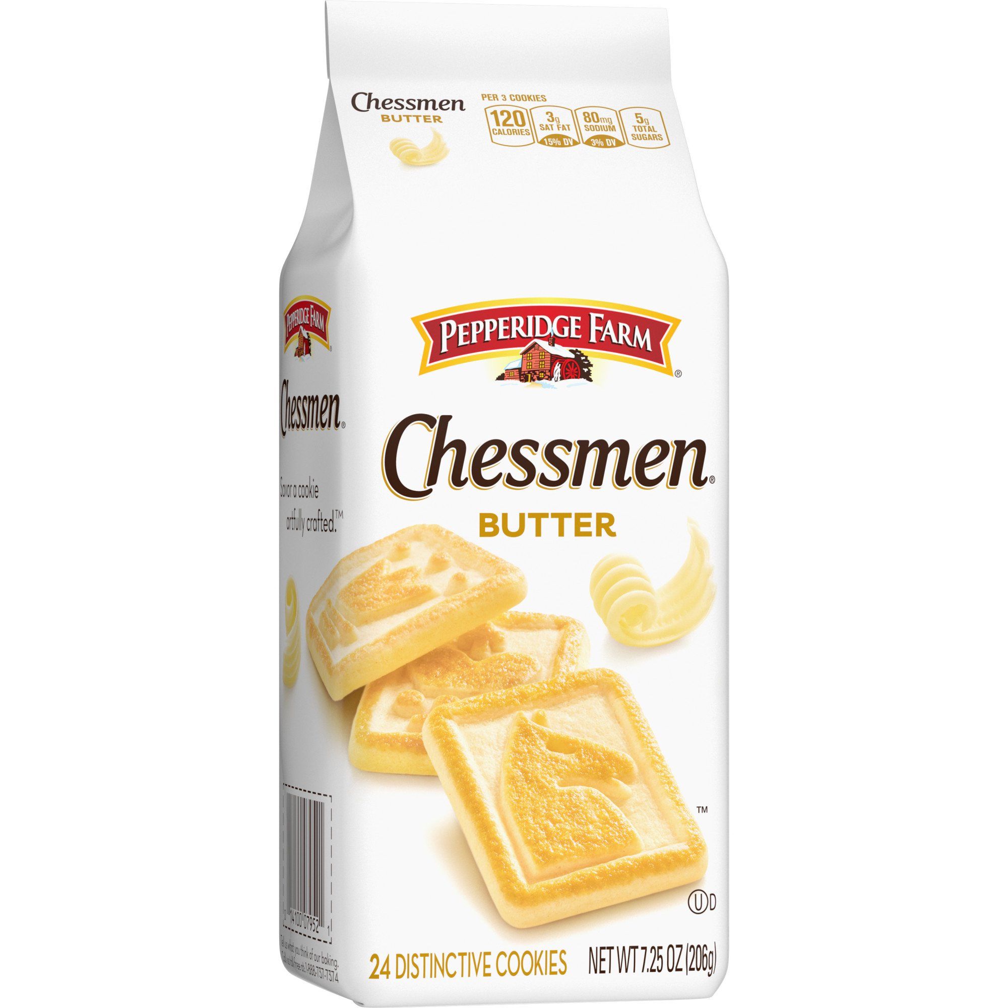 Pepperidge Farm Chessmen Butter Cookies, 7.25 oz. Bag | Walmart (US)