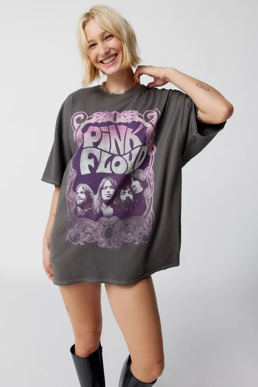 Pink Floyd Tour Poster T-Shirt Dress | Urban Outfitters (US and RoW)