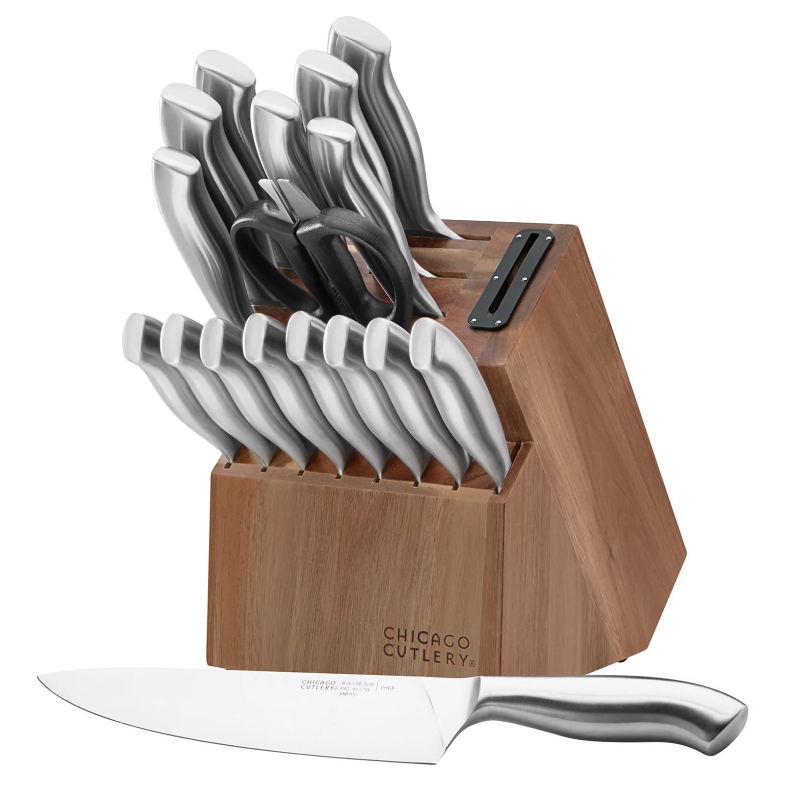 Chicago Cutlery Insignia Steel 18-pc. Guided Grip Block Set, Multicolor | Kohl's