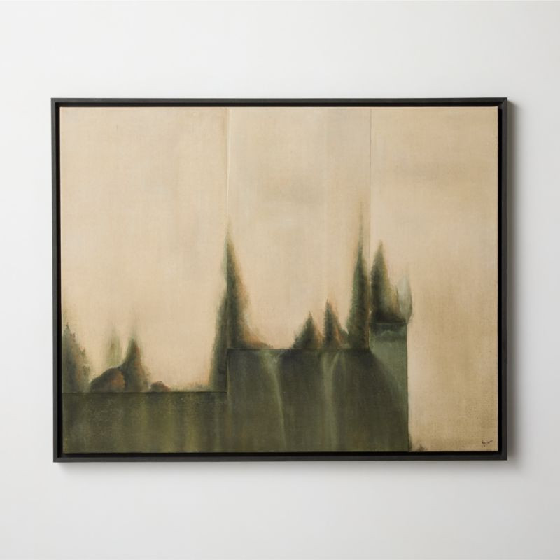 'Montagna' Framed Wall Art 40"X50" + Reviews | CB2 | CB2