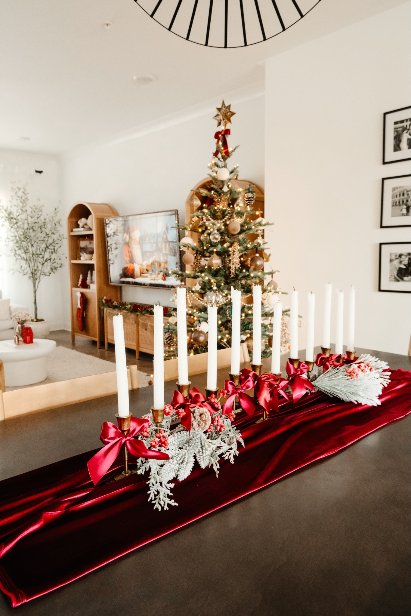 Elegant burgundy dining table for Christmas 

#LTKHome #LTKHoliday #LTKSeasonal