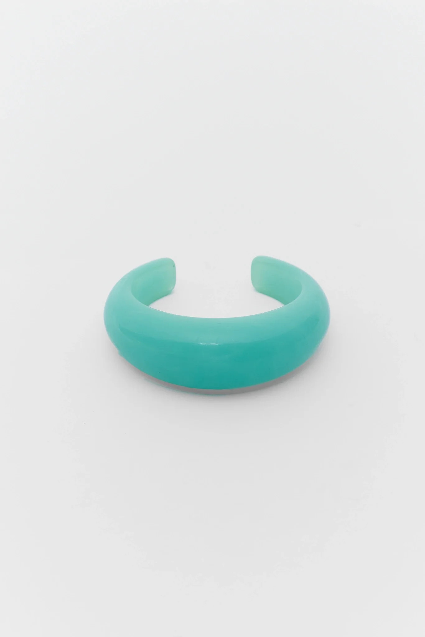 Teal Acrylic Cuff Bracelet | Avara