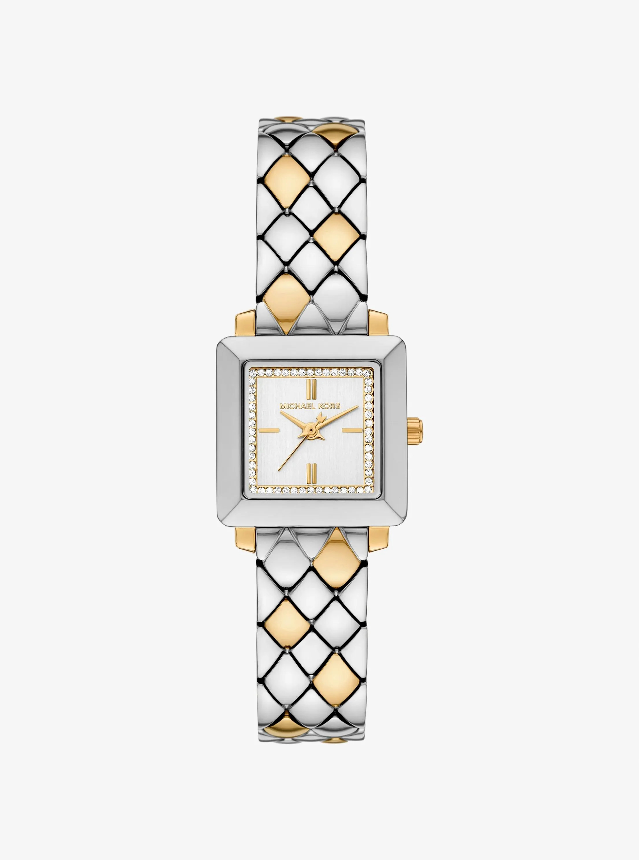 Petite Gwynn Pavé Two-Tone Watch | Shop Simon