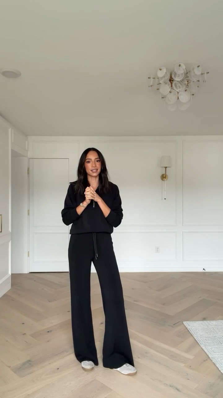 The entire Spanx site is 20% OFF with code LTK20!! This material is my favorite of all time for loungewear, travel and my go-to airport outfit! Wearing size S half zip and size XS Tall wide leg pants

#LTKSeasonal #LTKTravel #LTKSaleAlert