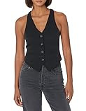 Steve Madden Apparel Womens Isabella VEST, Black, X-Small US | Amazon (US)
