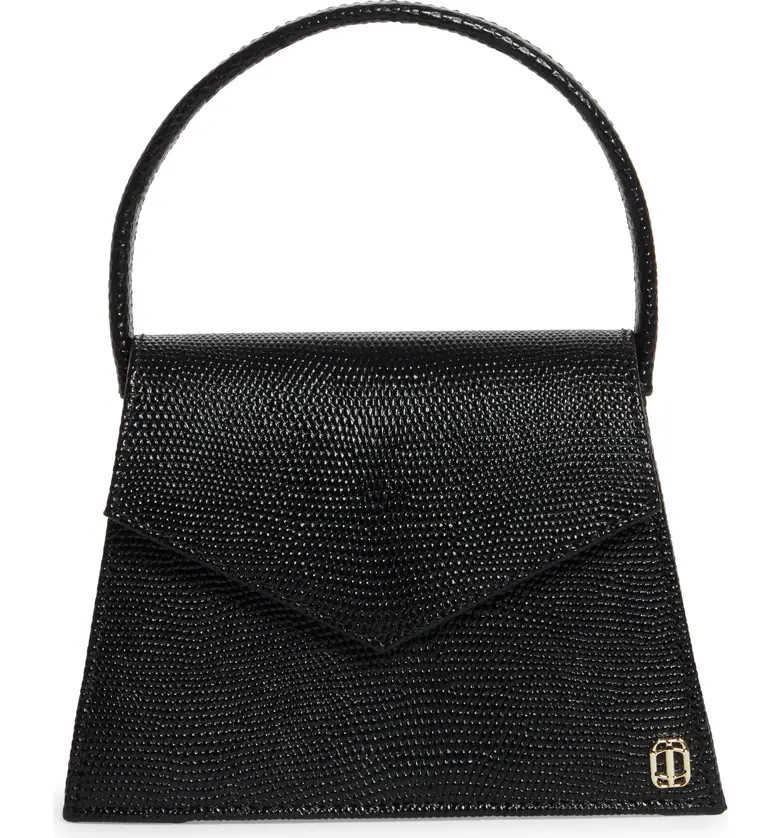 Zaza Lizard Embossed Leather Top Handle Bag | Nordstrom