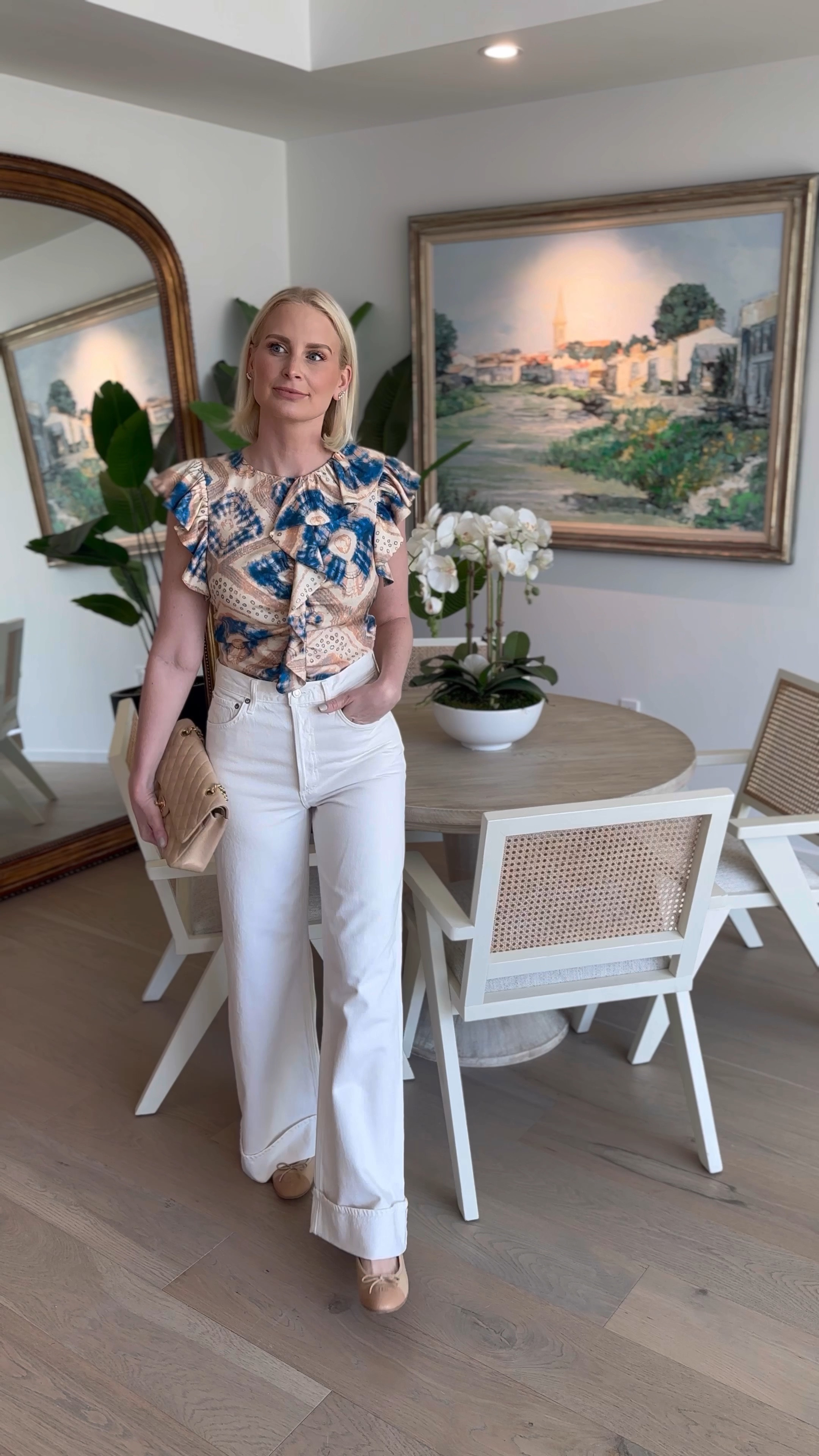 Dressed for spring since it’s in the 80s today! My top is on final sale and fits true to size - jeans run big, so size down a size! 

#LTKstyletip #LTKsalealert #LTKitbag