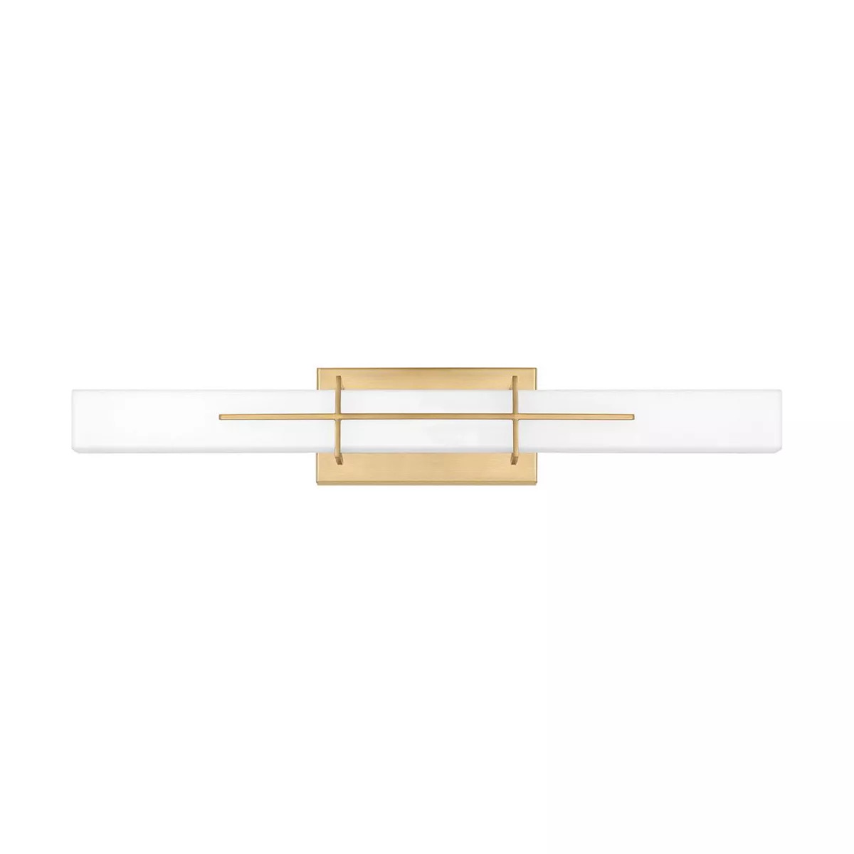 Quoizel Lighting Gemini 1 - Light Vanity in  Aged Brass | Target