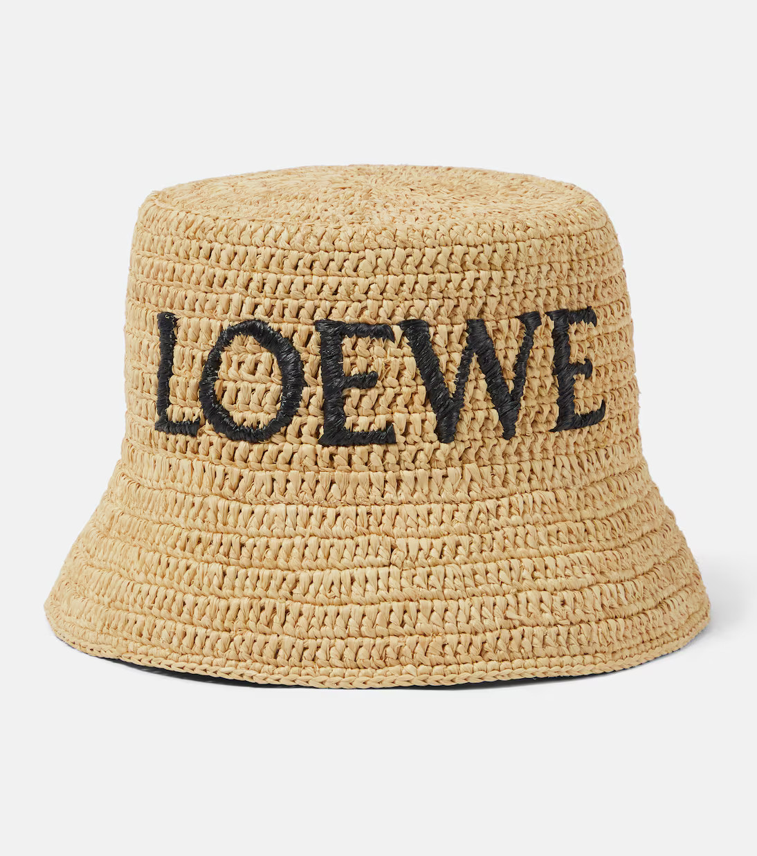 Chapeau bob Paula's Ibiza en raphia mélangé à logo | Mytheresa (FR)