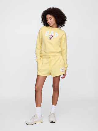 Gap × Disney Minnie Mouse Gap Logo Shorts | Gap Factory