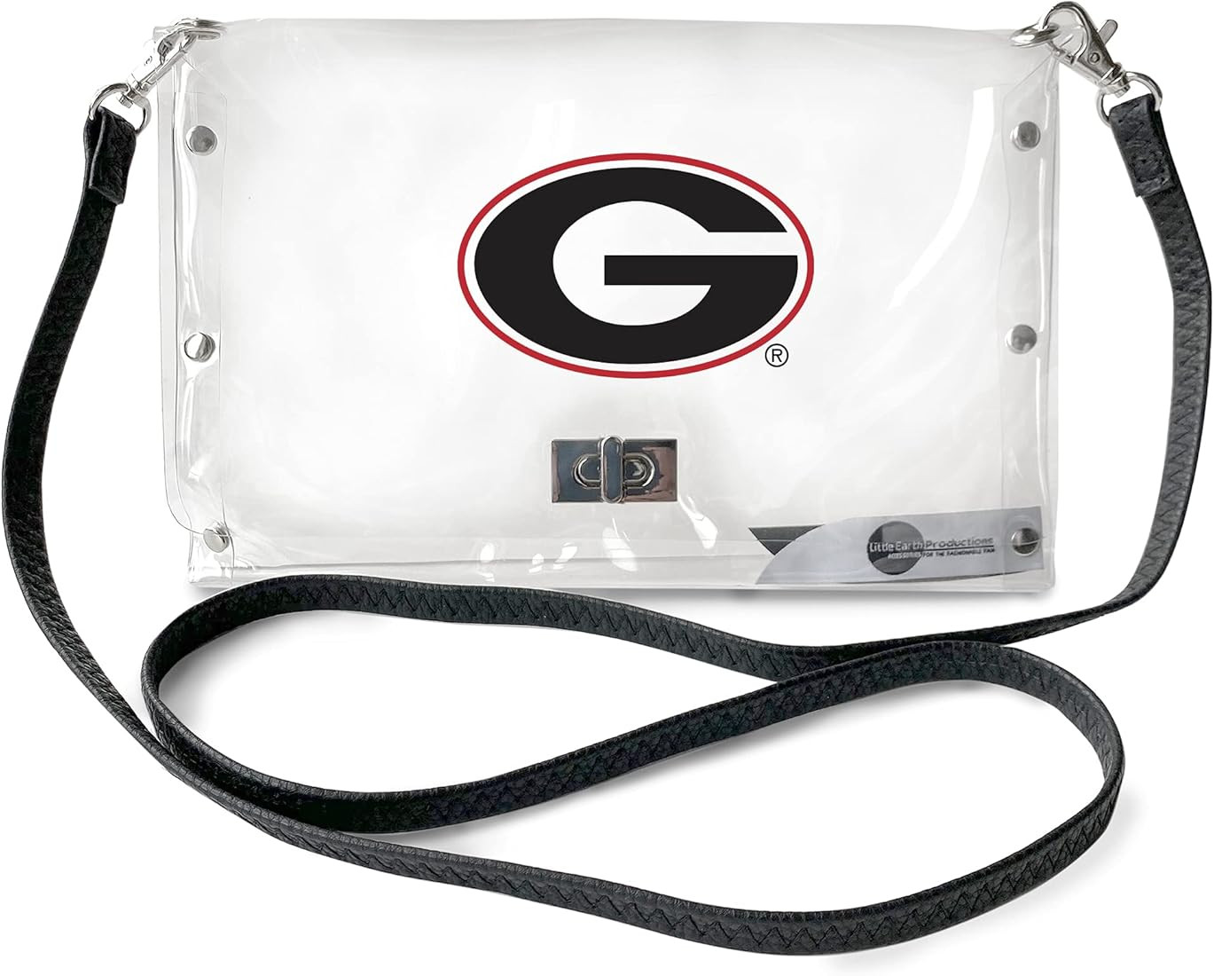 Littlearth Women's Clear Envelope Purse with Black Fashion Strap | Amazon (US)