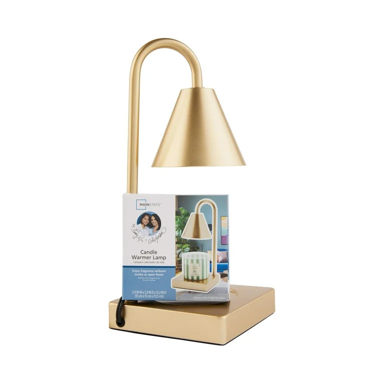 Mainstays by Becky G. & Alejandra Candle Warmer Lamp, Gold | Walmart (US)