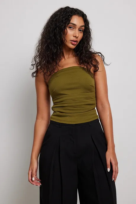 Gathered Side Tube Top | NA-KD US
