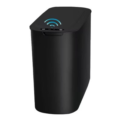 Aoibox Automatic Motion Sensor Trash Can with Lid, Touchless Slim Wastebasket for Bathroom, Bedroom, Office, Dorm, Black | Target