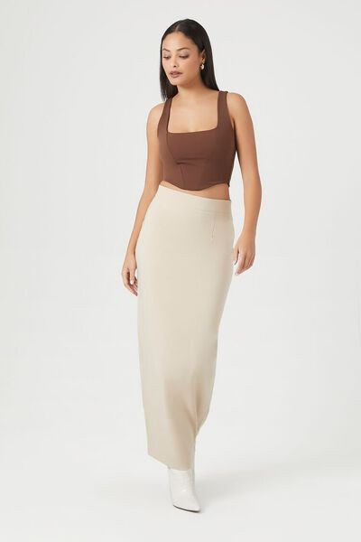 Chiffon Maxi Column Skirt | Forever 21
