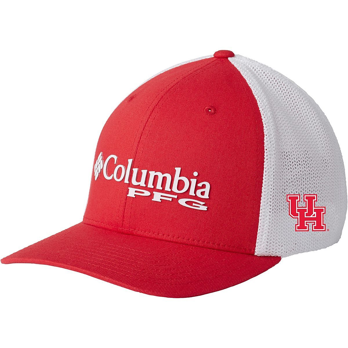 Columbia Sportswear Men's University of Houston PFG Mesh Fitted Ball Cap | Academy Sports + Outdoors