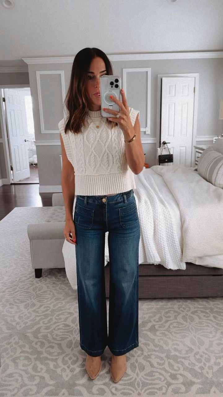 Sleeveless free people sweater top it’s so cute! Size down to an extra small. It works perfectly with high waisted jeans. This is perfect to transition into the fall.

#LTKSummerSales #LTKxNSale #LTKStyleTip