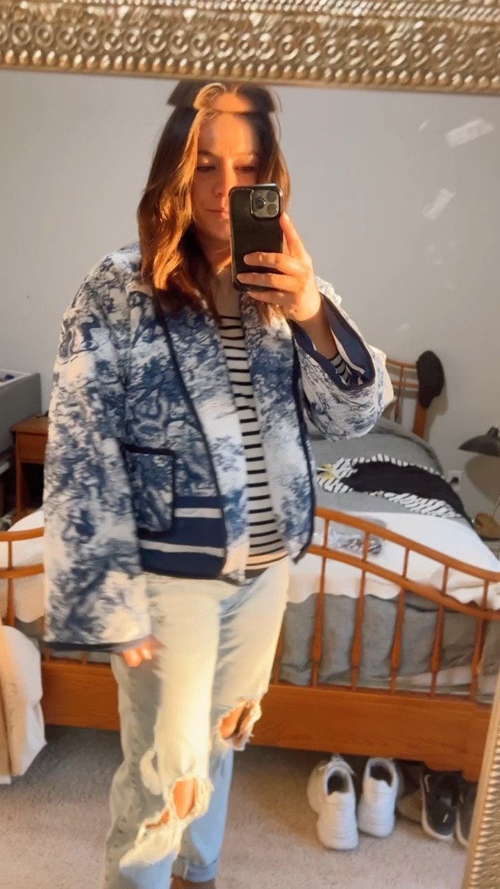 Obsessed with this Amazon find. I ordered a large because I’m pregnant but I should’ve got a medium because it’s true to size. 

#LTKfindsunder50