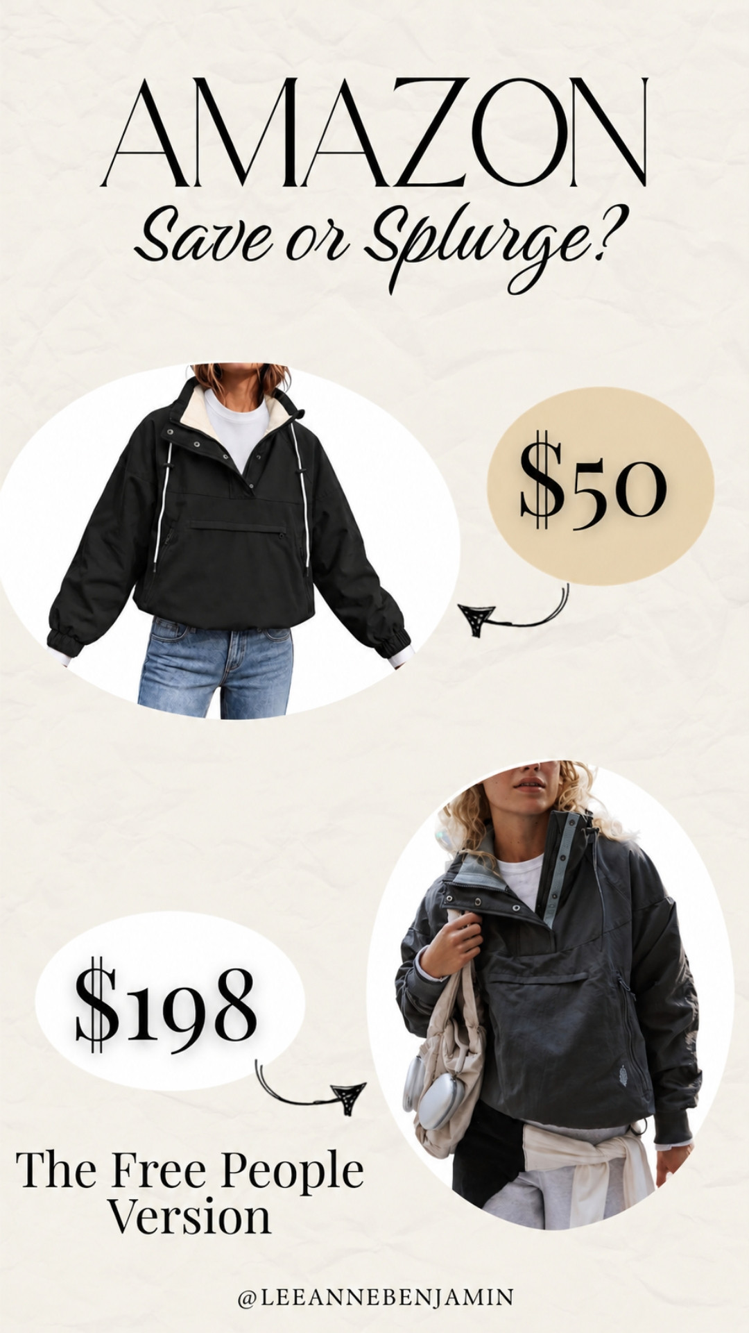 Would you save or splurge?! 

 #LTKootd #LTKActive #LTKSaleAlert
