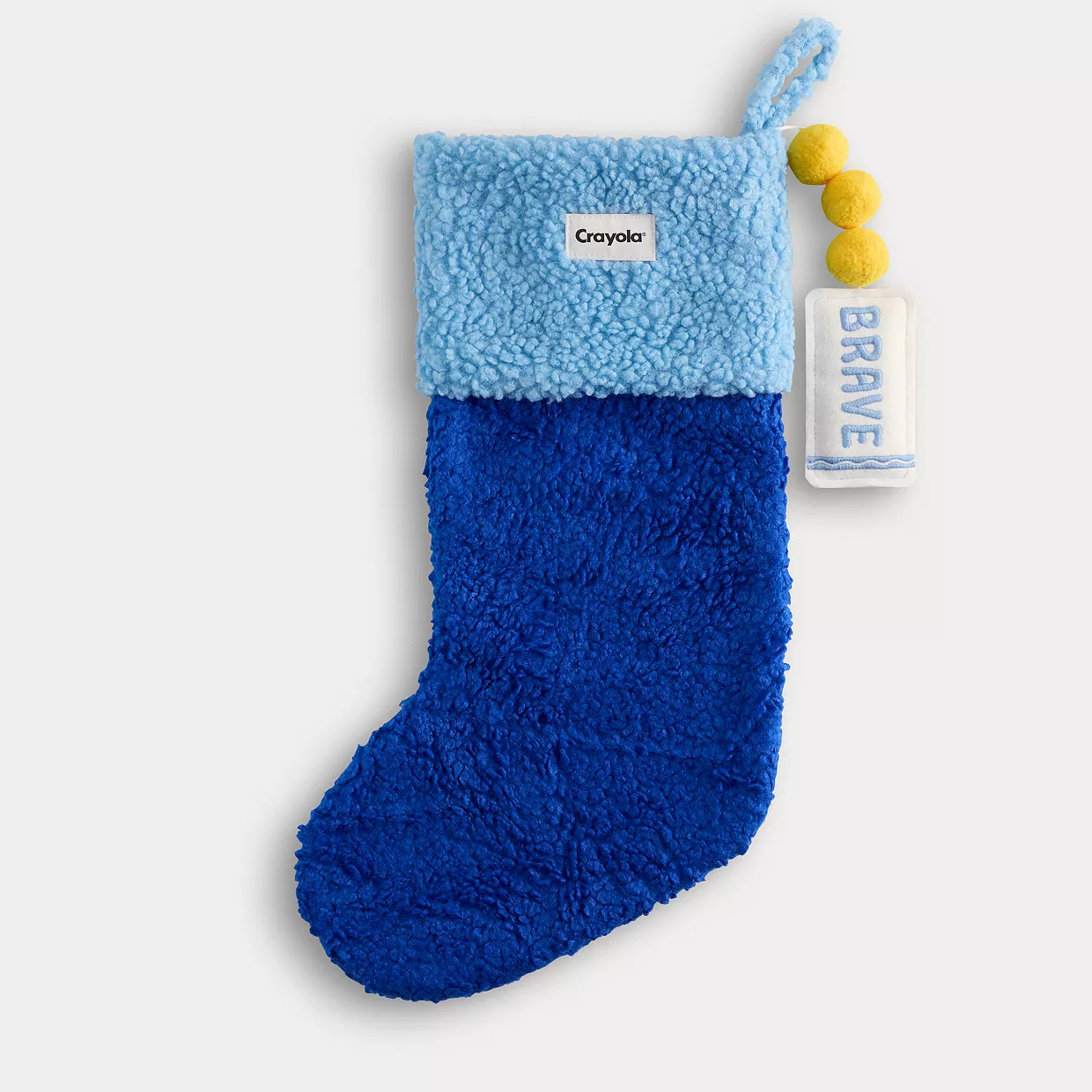 Crayola® X Kohl's Colorblock High Pile Fleece Stocking | Kohl's