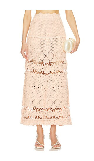 Jana Skirt in Blush | Revolve Clothing (Global)