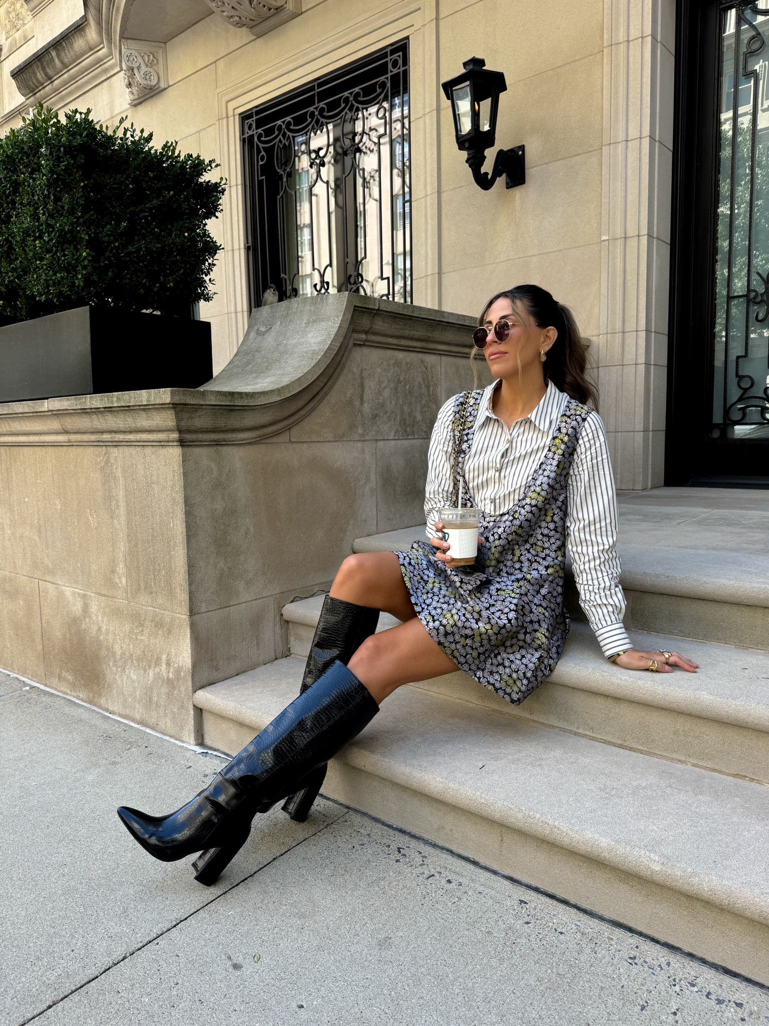 Fall outfit — Jacquard collared shirt jumper dress (wearing size small) with my favorite fall boots (run TTS)


#LTKSeasonal #LTKStyleTip #LTKNYFW