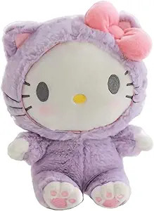 Daweiwang 25 cm My Melody Cinnamorol Kitty Soft Stuffed Plush Dolls Cute Anime Kawali Dogs Cats D... | Amazon (US)