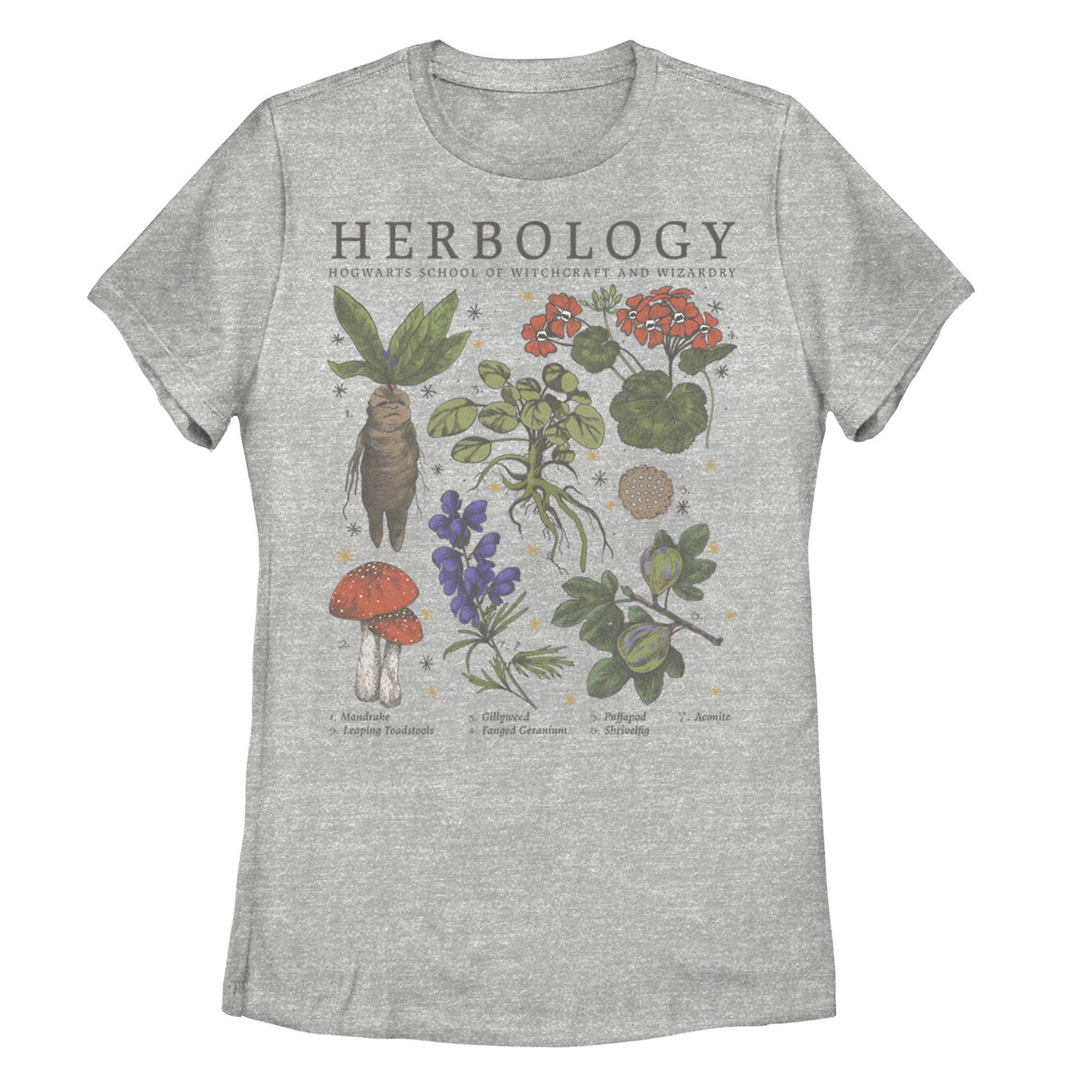 Juniors' Harry Potter Herbology Plants Graphic Tee | Kohl's