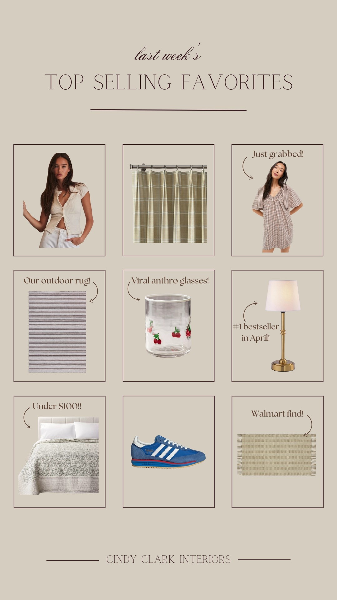 Last week’s top sellers! A mix of fashion, rugs, bedding and more! Most of these pieces are fairly affordable too!!

#LTKHome #LTKStyleTip