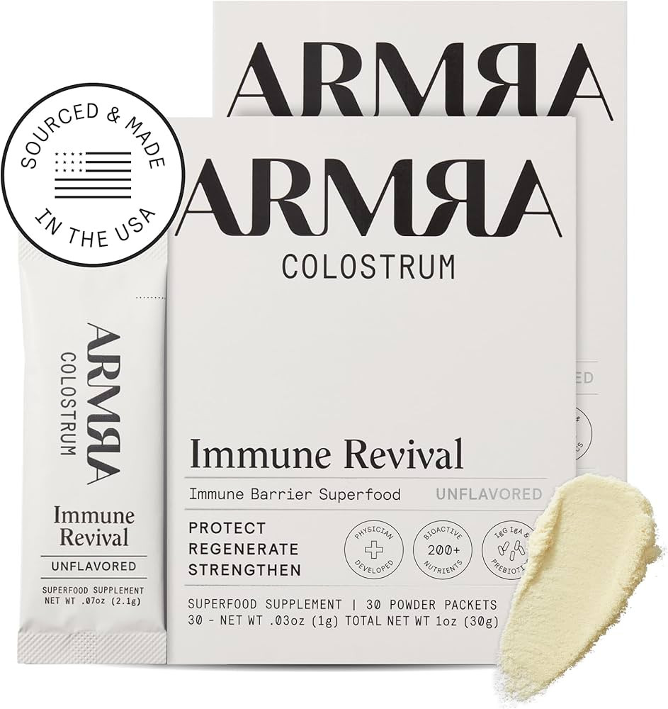 ARMRA Colostrum™ Premium Powder, Grass Fed, Gut Health Bloating Immunity Skin & Hair, Contains ... | Amazon (US)
