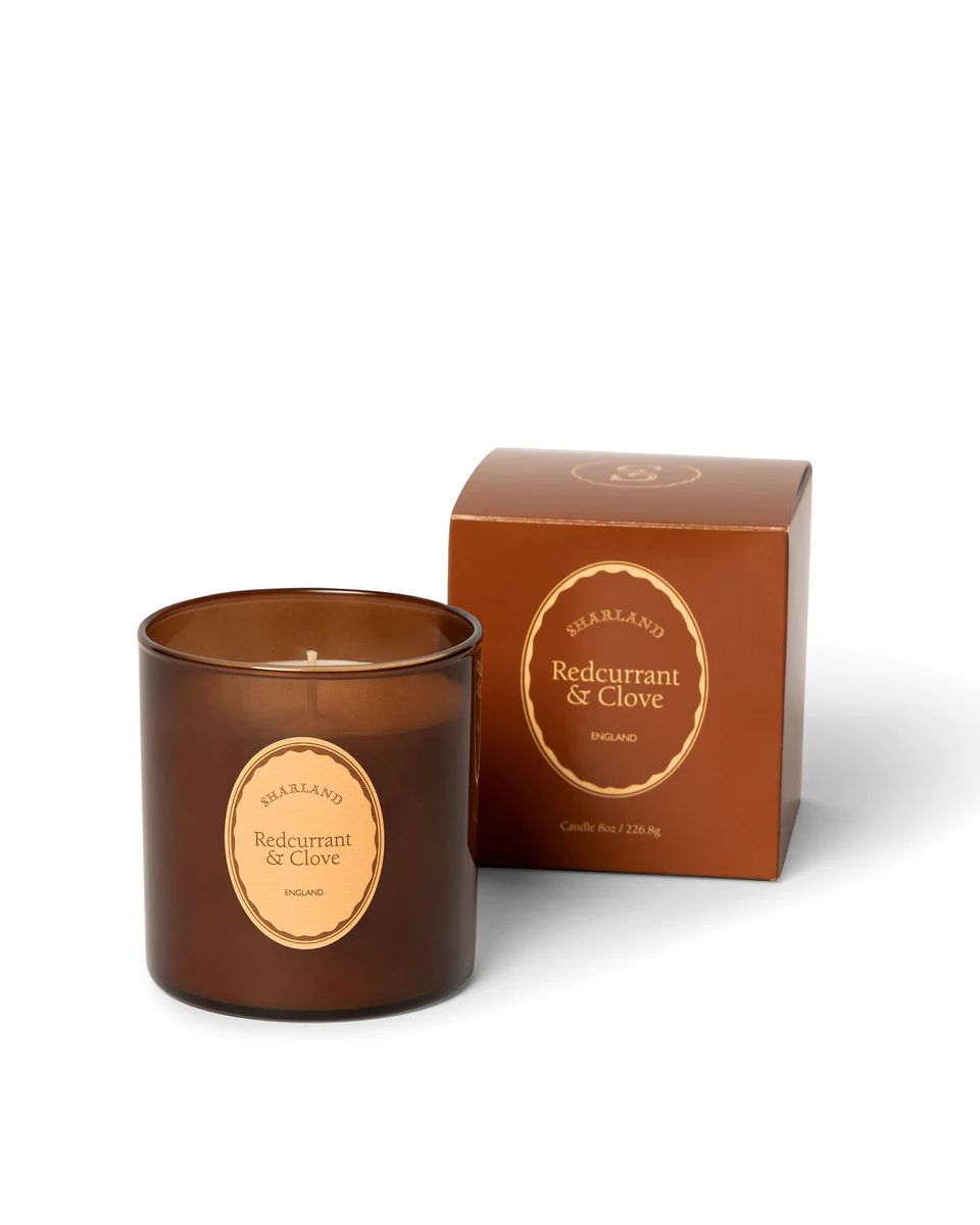 Redcurrant and Clove Candle 225g | Sharland England